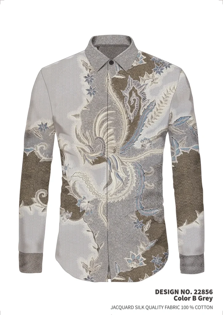 JACQUARD B Grey 22856